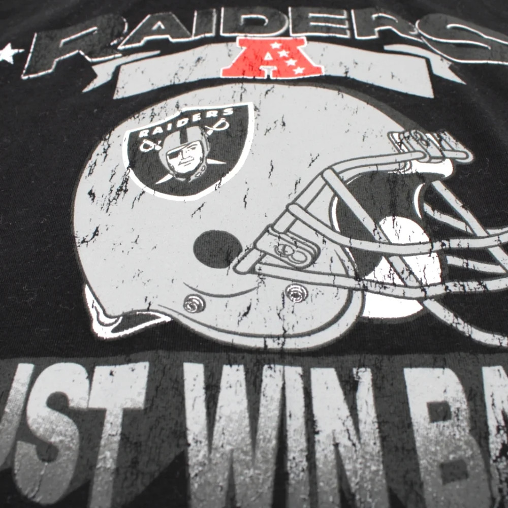 Women’s NFL Raiders Crop Top – Black – Size XS - Picture 2 of 4